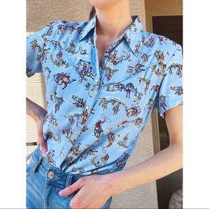 VTG Sherry Holt Desert Diva Cowboy Western Shirt